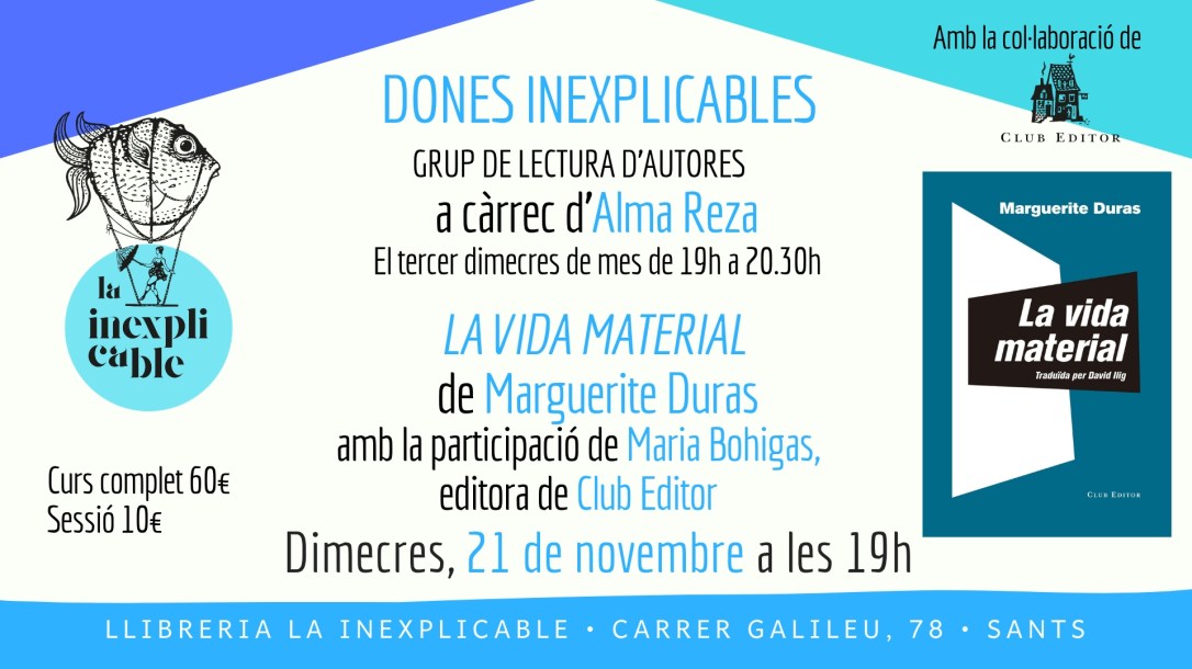 Dones S2 Marguerite Duras 211118
